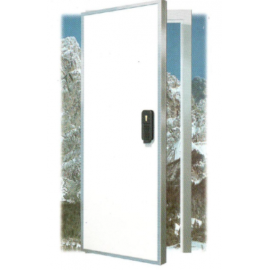 Krídlové chladiarenské izolačné dvere hr. panelu 80, 1000/2000/80